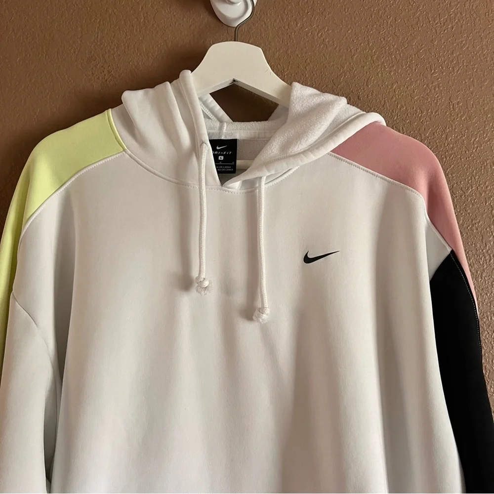 Nike Dri Fit Colorblocked Hoodie Size Large